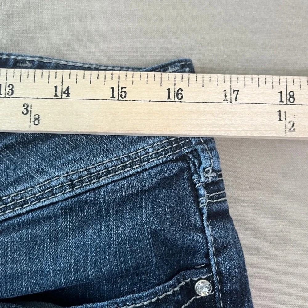 Silver Jeans Co. Suki Straight Jeans Womens Size 32 Blue Dark Wash Denim‎ Casual